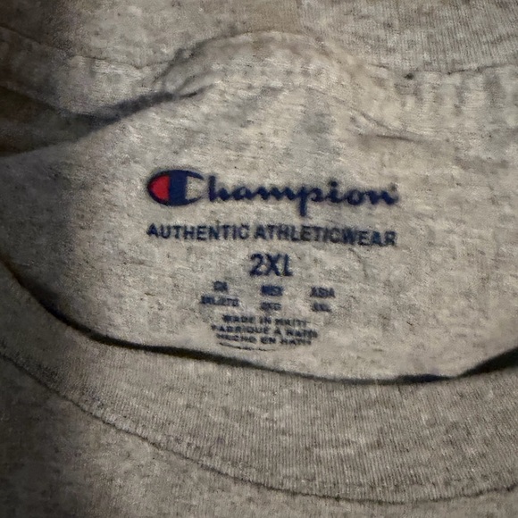 Champion PLL Heather Gray Athletic Tee 2XL - Picture 2 of 2